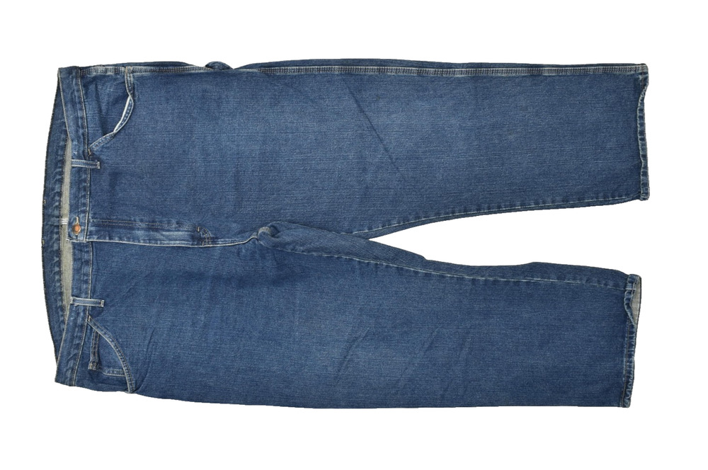 Dickies Big & Tall Jeans Size 44x30 Blue Denim Carpenter Workwear Straight Zip
